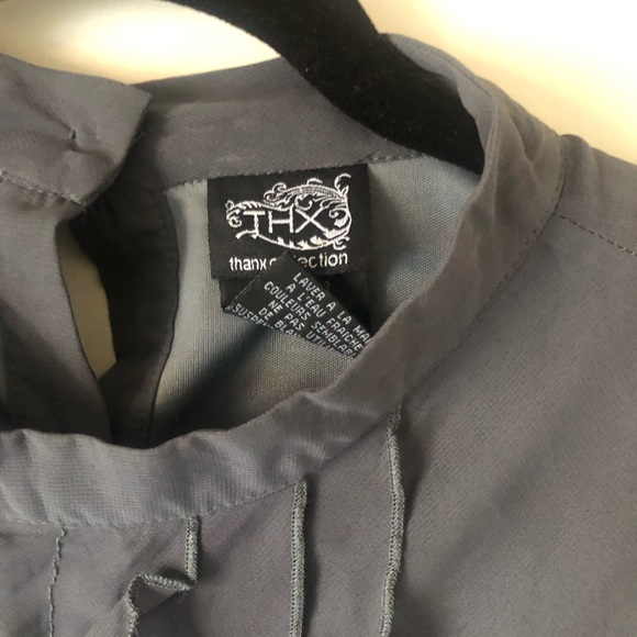 THX Women’s Sleeveless Ruffle-front Dress - Picture 4 of 7